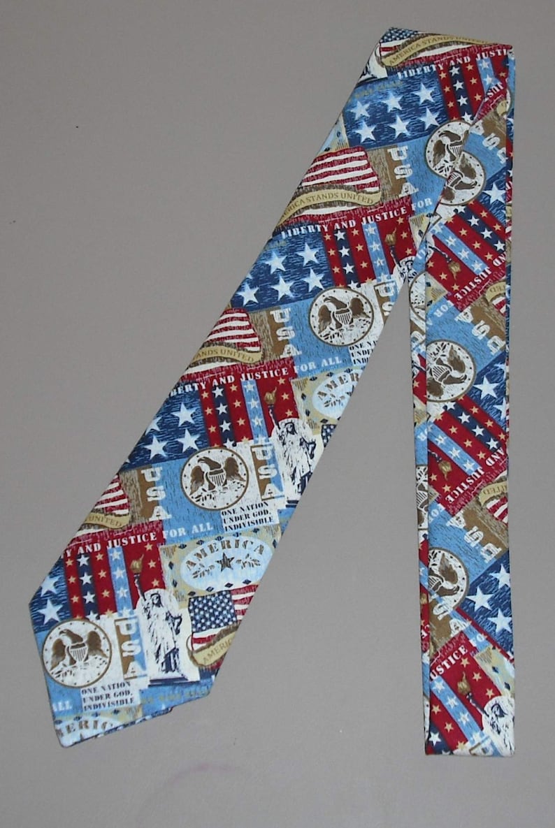 patriotic neck ties