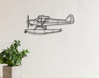 Piper PA 18 150 Super Cub - Svg Dxf Ai Pdf Cdr Eps - Laser Cut Aviation Sign