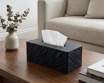 taschentuchbox (3D-gedruckt aus PLA), taschentuchbox für Bad, badezimmer deko, wohnzimmer deko, stilvolle aufbewahrung, home office decor