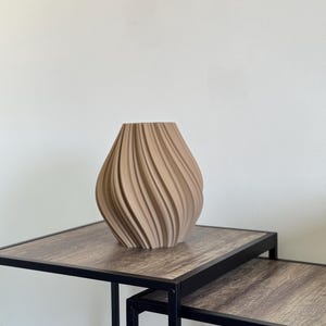 3d gedruckte Vase "Lunava", perfekte Geschenkidee zum Geburtstag