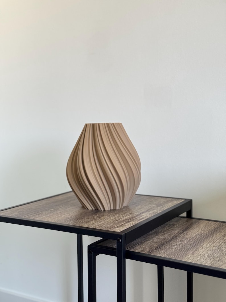 3d gedruckte Vase "Lunava", perfekte Geschenkidee zum Geburtstag