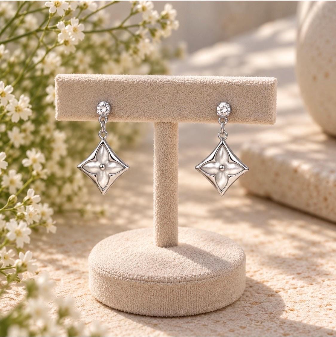 Louis Vuitton Clover Earrings - Etsy