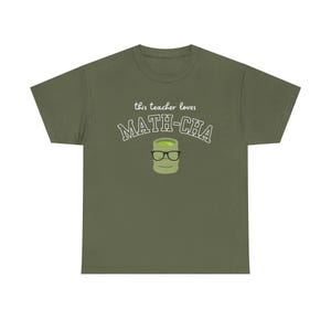 Math-Cha Teacher Tee, Fun Teacher Gift, Unisex Cotton Shirt, Classroom Outfit, Back to School Apparel, Math Lover Top