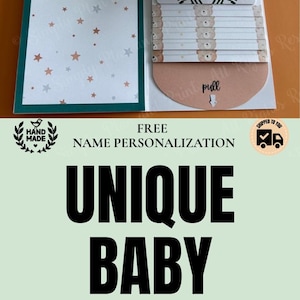 May include: A customizable gift card booklet featuring a bear-patterned sleeve and interior. The booklet includes slots for gift cards, pull-out tabs, and text that reads "Congratulations!", "Here is to celebrating all the little moments!", and "pull".