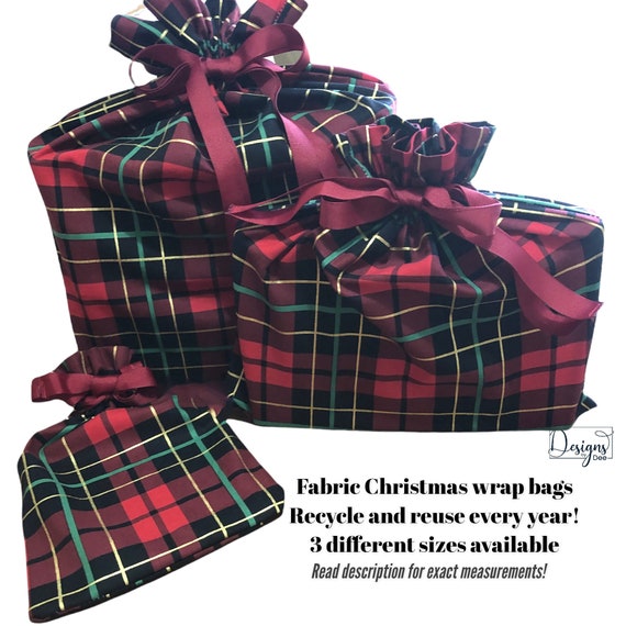 DIY Reusable Fabric Gift Bags | Christmas fabric crafts, Reusable gift wrap,  Fabric gift bags