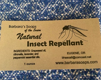 Natural Insect Repellant