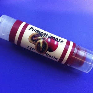 Deep Red Pomegranate Lip Balm
