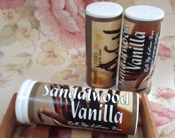 Sandalwood Vanilla Mango Butter Lotion Roll Up