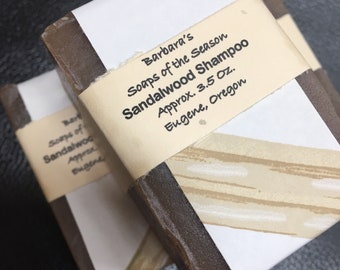 Barre de shampooing au bois de santal