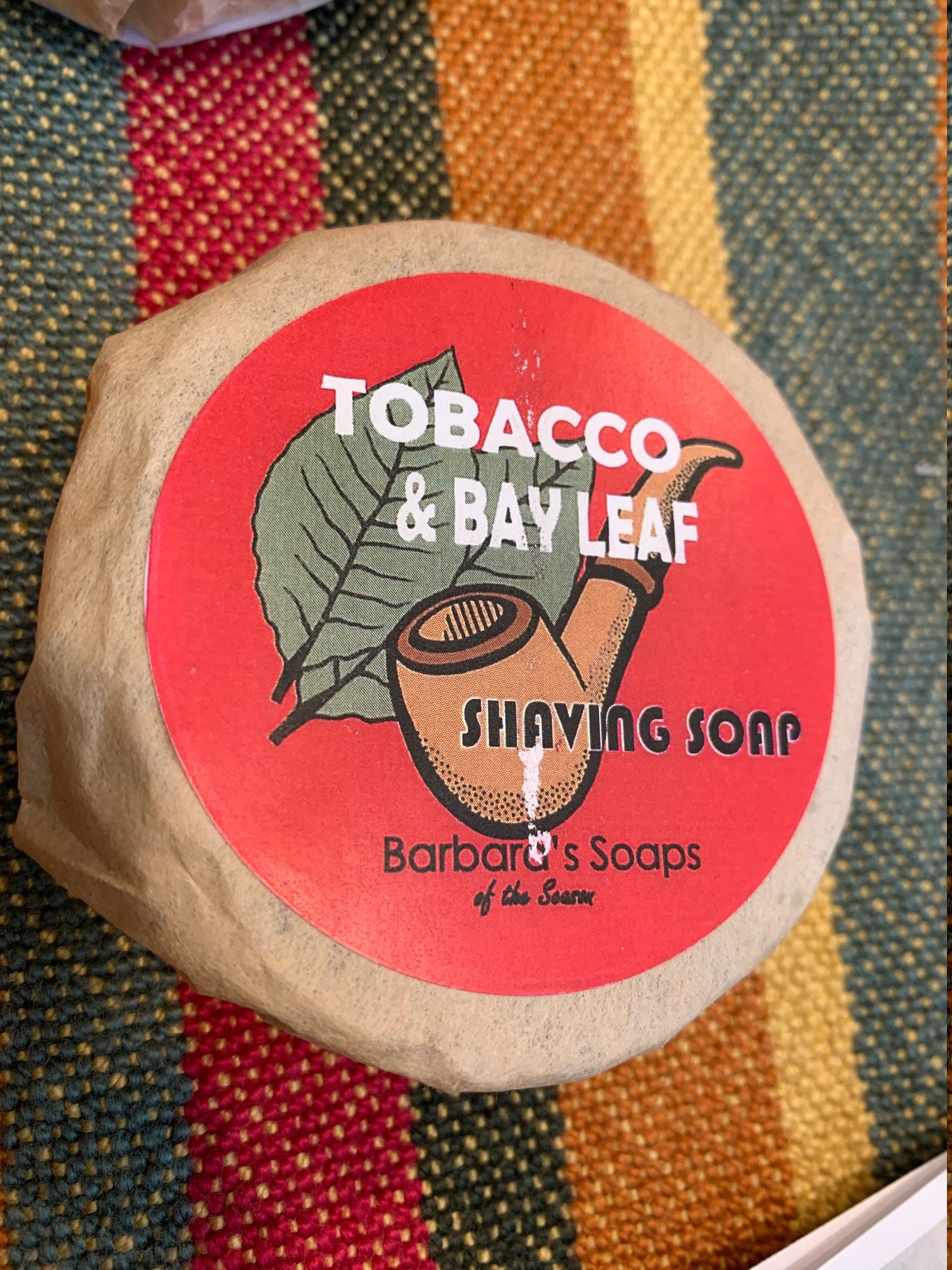 tobacco shave soap Tobacco Bay Leaf Shaving Soap