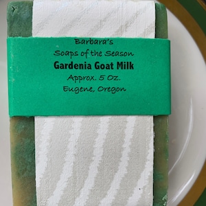 Gardenia Goat Milk Soap