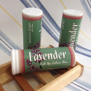 Lavender Solid Mango Butter Roll Up Lotion
