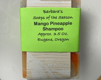 Shampoing en barre à la mangue et à l&#39;ananas