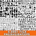 Hary P0ter SVG Mega Bundle, 3000+ Magic Wizard png svg Files, Hogwarts Font SVG Alphabet, Cricut Cutting Files, Spell Quotes Clipart eps dxf product logo