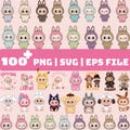 100+ La_bbu PNG SVG EPS Bundle | Cute La_bu_bu Vector Files for Cricut, Laser Cut, Sublimation,Instant Download La_bu_bu Character Bundle product logo