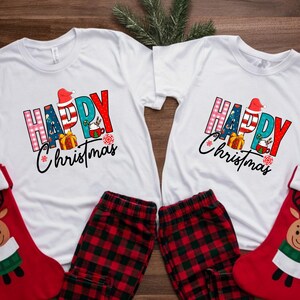 Bella+Canvas Christmas Shirt: Merry Christmas Tshirt