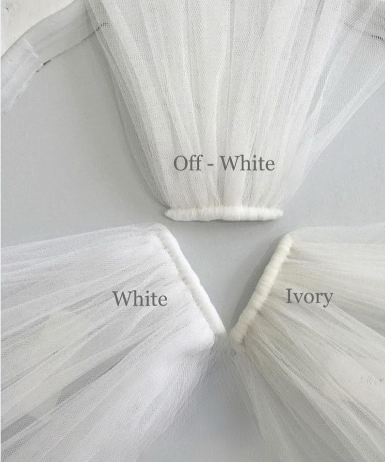 Boho wedding sleeves, detachable wedding sleeves, tulle sleeves with lace appliques. image 8