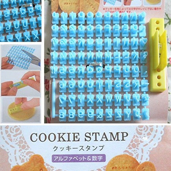 Alphabet stamp for clay, cookies, biscuits / alphabet cookie stamp / alphabet cookie cutter/a Alphabet deco stamp, shipped from Japan