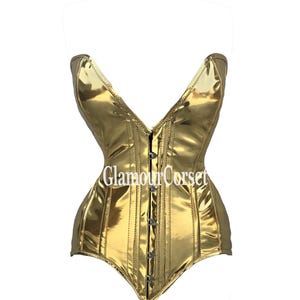 Heavy Duty Steel Boned Overbust Pvc Waist Trainer Corset