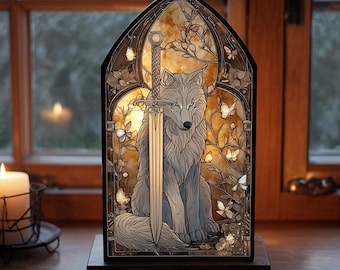 Quicksilver Inspired Book Nook Fox & Sword, Boookish For Reader, Bookshelf Insert, Library Decor, Reading Room Decor Gift