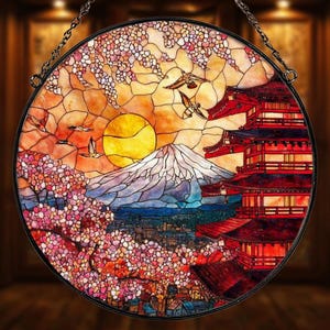 Fuji Stained Glass - Etsy