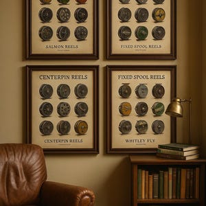 The Full Vintage Reel Poster Collection – Set of 4 Printable Wall Art Prints