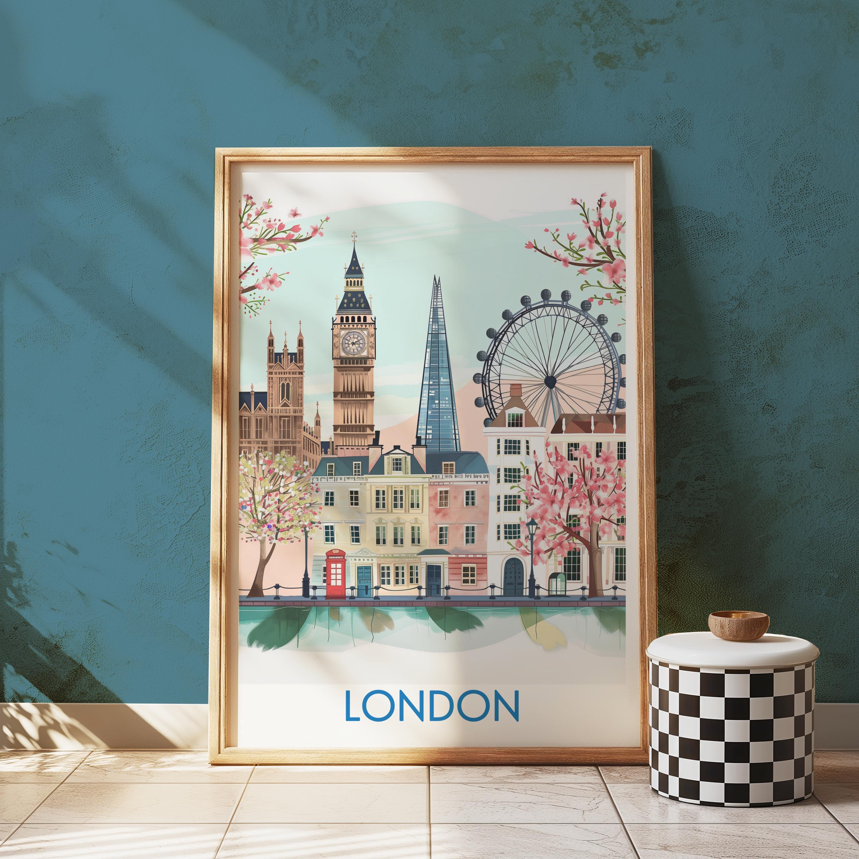 Colorful Wall Art London - Etsy, image size:3000x3000