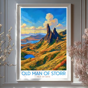 Old Man of Storr Art Print: Isle of Skye Scotland Landscape