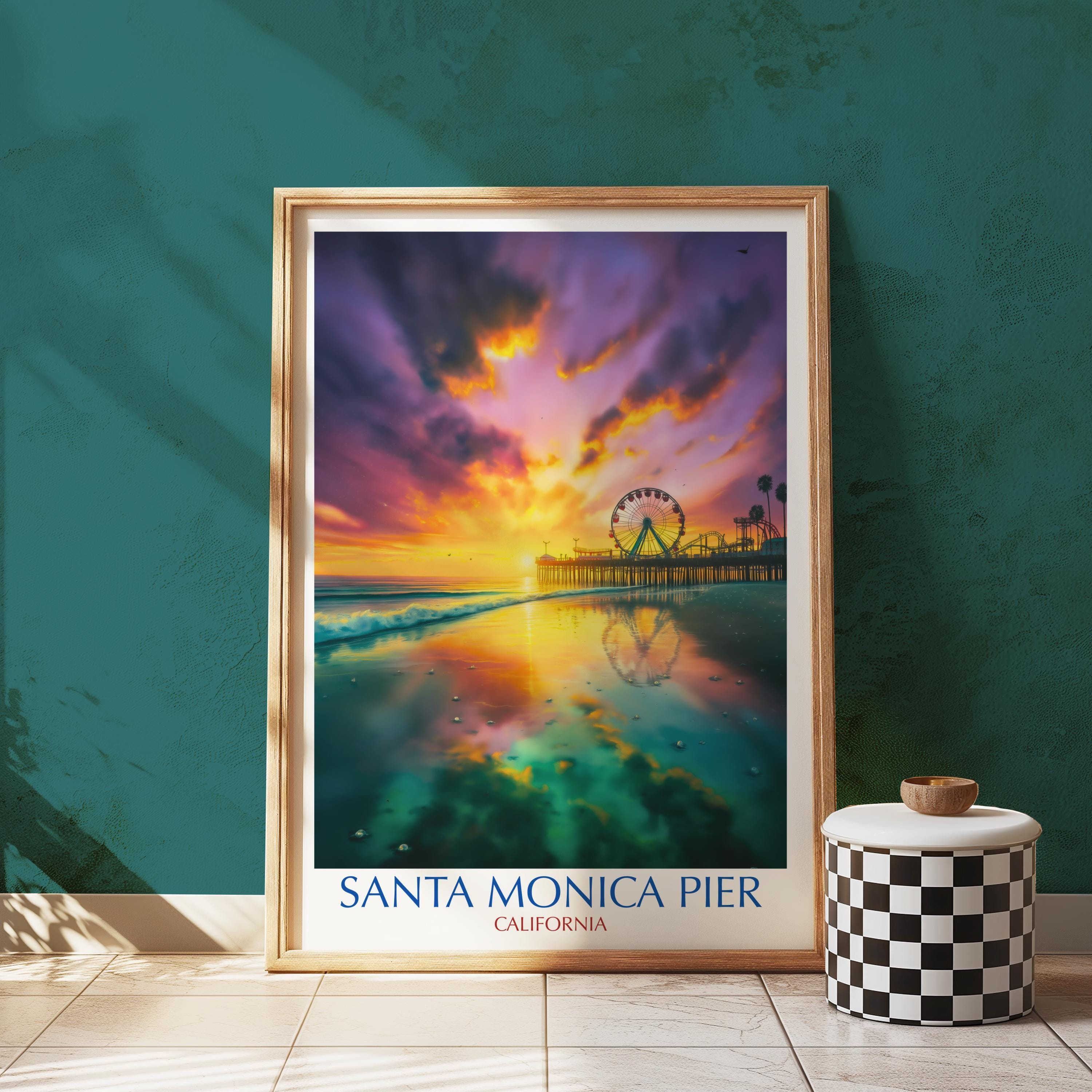 Sunset サンタモニカ 作者 Pacific ジェームス・タルマージ サンタ