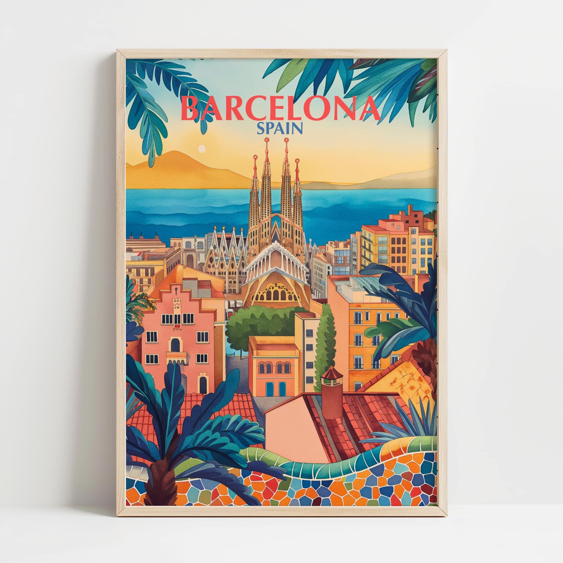 Sagrada familia art - Etsy 日本