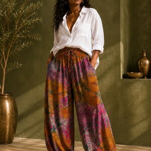 Classy handmade stylish trouser African print available for immediate delivery gift for women