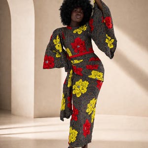 Ankara Chiffon Gown - Etsy Ankara Chiffon Gown - Etsy