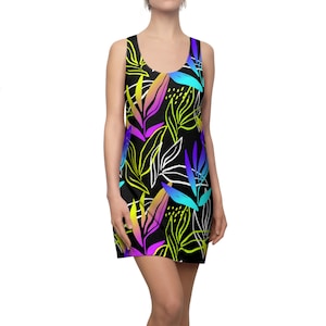 Floral Racerback Sundress: Colorful Boho Chic Summer Dress