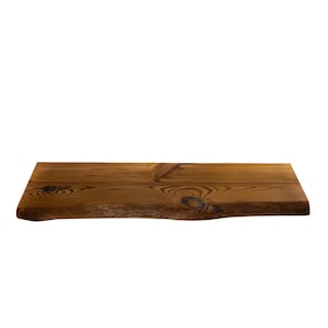 Floating Wood Shelves, Handcrafted Wood Shelves, Rustic Shelves, Long Book Shelves, Oak Kitchen Shelves, Ash Color