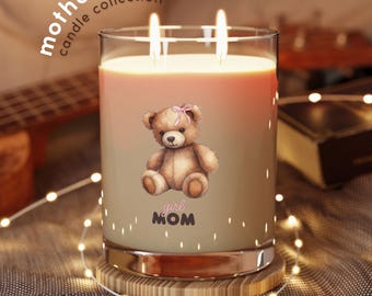 Candela regalo per la festa della mamma - Mamma di una bambina, mamma di un bambino, mamma di un cane, Cool Moms Club, mamma dell'anno / Candela profumata da 11 once / Regalo divertente e premuroso