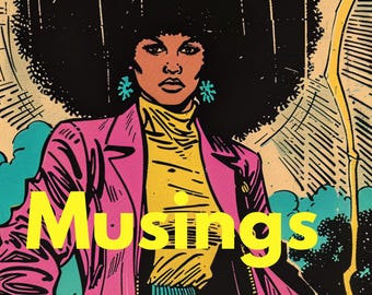 Reflective Journal for Black Women | Musings Digital Download PDF | Guided Journal Prompts, Self Discovery, Gratitude, Printable Journal
