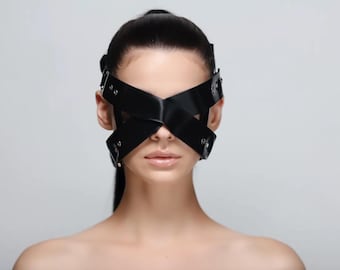 Zafira Unisex Cross Padded Blindfold