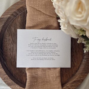 Personalised Wedding Poem Favours for Each Guest | Custom Poem Place Cards | Unique Keepsake Wedding Favour Idea