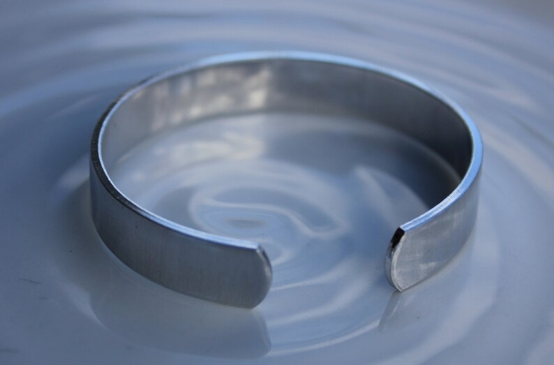 I Carry Your Heart Aluminum Cuff Bracelet image 3