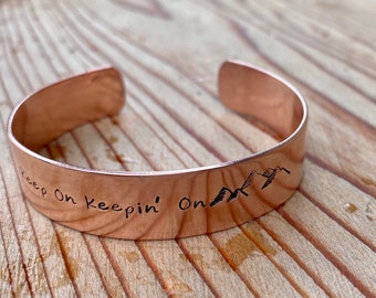 Keep On Keepin On Cuff Bracelet