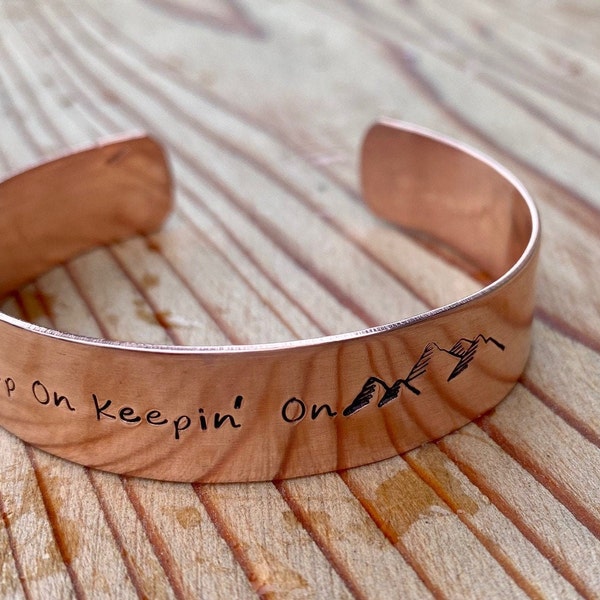 Keep On Keepin On Cuff Bracelet