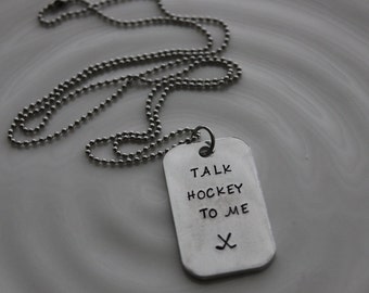 Talk Hockey to Me Necklace