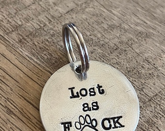 Pewter Dog Tag - Lost