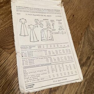 1940s Crisp Printed Cotton Hostess Gown