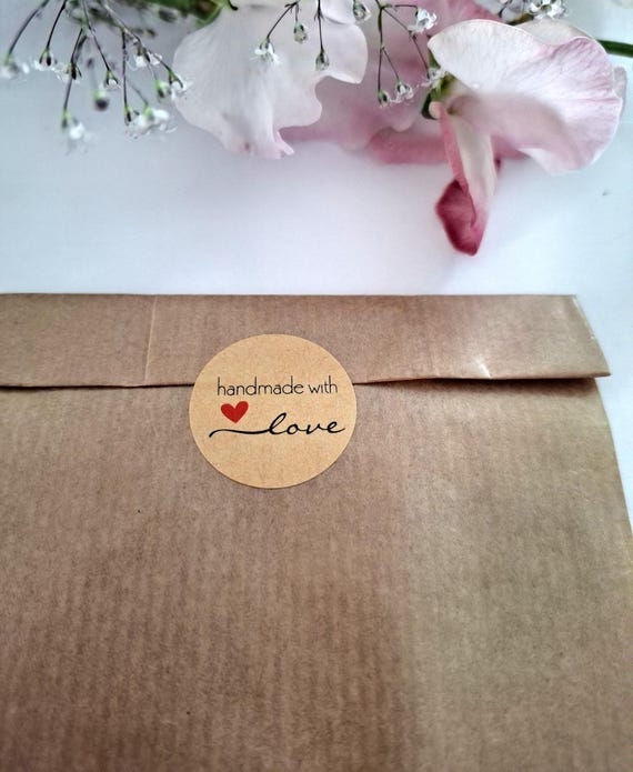Sticker Mit Liebe selbstgemacht ausdrucken