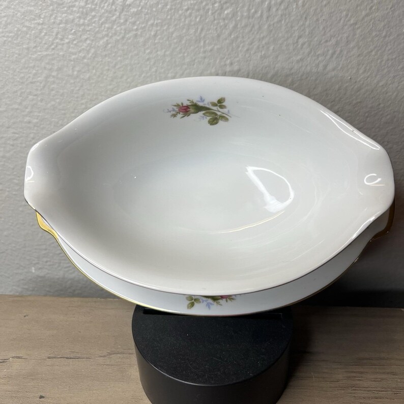 Vintage Japan Gravy Boat with Attached Underplate - Thumbnail 3