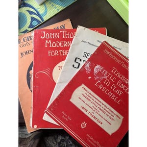 John Thompson&#39;s Modern Course For The Piano: Lot Of 4 1930&#39;s & 40&#39;s ~PLEASE READ
