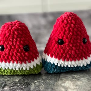 Crochet Watermelon Amigurumi Cute Plush