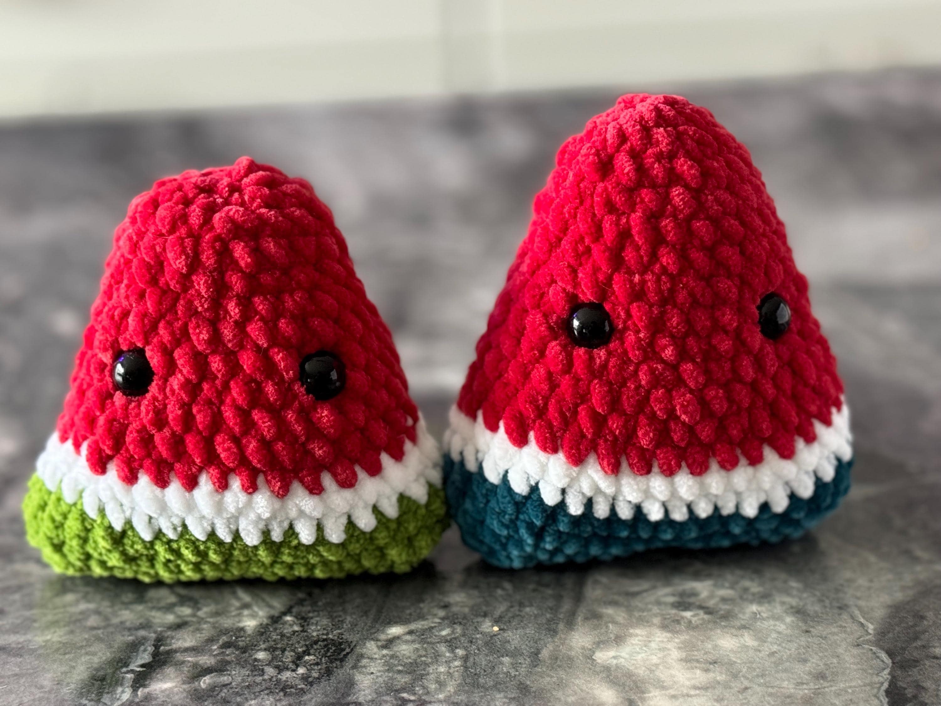かぎ針編みのスイカあみぐるみぬいぐるみ、手作りの夏の飾り - Etsy 日本