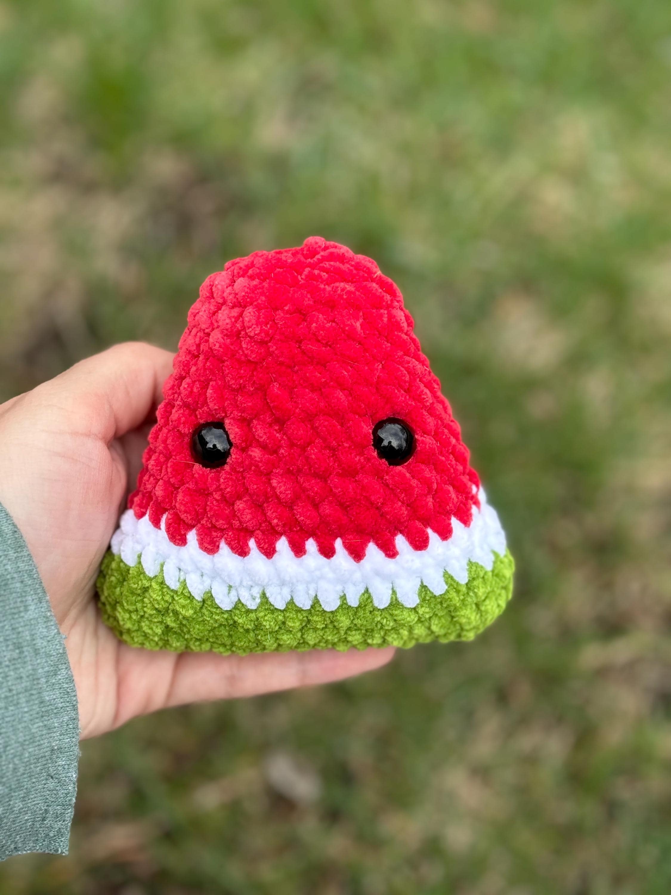 かぎ針編みのスイカあみぐるみぬいぐるみ、手作りの夏の飾り - Etsy 日本